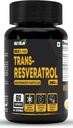 Trans Resvératrol 250MG Capsules - Supplément micronisé pur à 99,5% et hautement biodisponible.