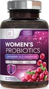 Probiotiques pour les femmes Soutien à la santé digestive - 60 Million CFU Probiotique pour les femmes, 16 souches, pour l'équilibre du pH, soutien vaginal avec canneberge pour la santé de Gut, soutien urinaire et immunitaire - 120 capsules