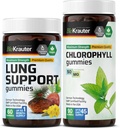 BIO KRAUTER Lung Support 60 Gummies & Chlorophylle 90 Gummies