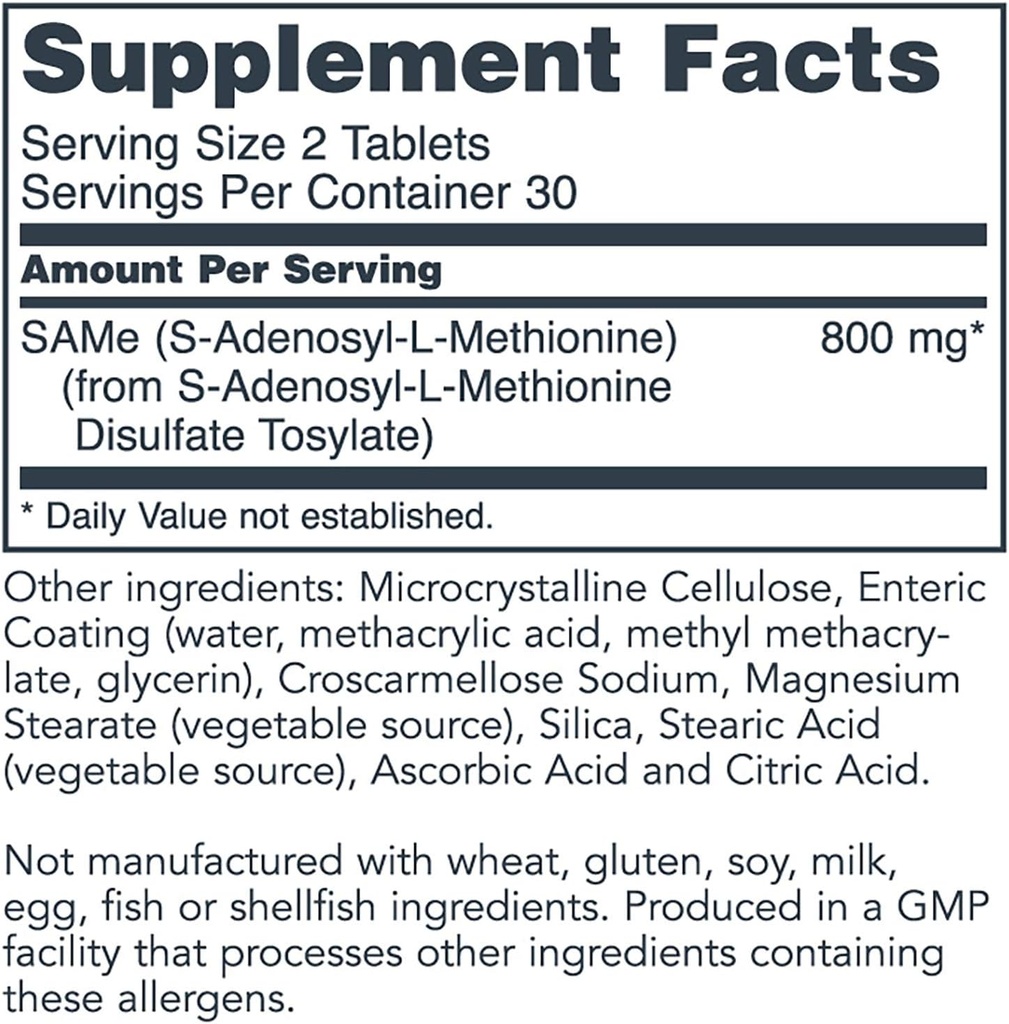 Protocol Same 400mg - Supplément santé du système nerveux, du cerveau et des articulations - 60 onglets