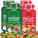 Fruits et légumes Capsules - 100% Fruits et légumes naturels complets Suppléments - Supplément de vitamines Bilan nutritionnel diététique, Supplément alimentaire Ingrédients Vitamine mélangée et minérale