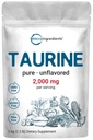 Micro-ingrédients Taurine Supplément en poudre de 1 KG, 2000mg par servage