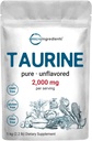 Micro-ingrédients Taurine Supplément en poudre de 1 KG, 2000mg par servage