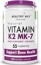 Générique ATS Vitamine K2=100 % Végétarien Vitamine K2 Avantages pour la santé des os - 55mcg - 120 capsules Vitamine K27