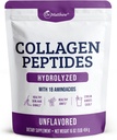 Dr Matthew Hydrolyzed Collagen Peptides Powder - Supplément de protéines de foie non aromatisé et gazonné pour les cheveux, la peau, les articulations - Non-OGM, Céto-Amis, Type 1 et 3, pour les femmes et les hommes