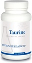 Recherche en biotique Taurine – 500 mg Taurine, Amino Acid, Santé du cerveau, Santé cardiovasculaire, Antioxydant. 100 gélules.