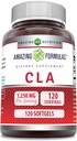 Formules étonnantes CLA (acide linoléique conjugué) 1250 Mg.