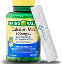 Calcium avec vitamine D3, Mini pilules de calcium, supplément alimentaire, 150 Mini softgels (inclut Bundling Bliss Pill Organizer) - 1 Pack