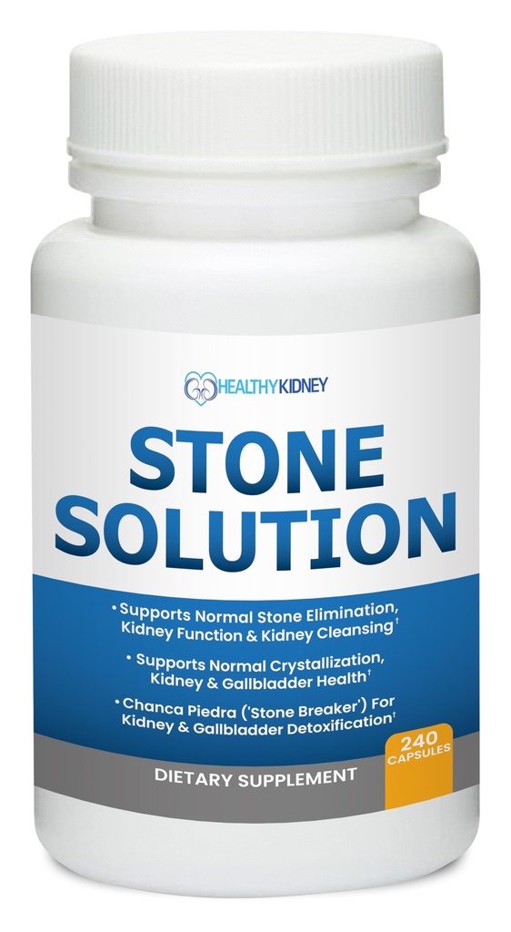 Capsules de solution de pierre- Dissolver naturel, support de pierre de rein et nettoyage du rein Chanca Piedra Stone Breaker Gallbladder Nettoyage, flush et arrêt de la récurrence, soulagement de la pierre 60 portions