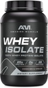 Amazing Muscle Whey Protéine Isolate Poudre de 25 Grams Protéines par Servant de 100% Whey Isolate de Zéro Graisse Fabriquée aux États-Unis (2 Lb, Cookies & Crème)