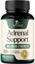 Suppléments de soutien adrénal Complexe Cortex, Meilleur supplément énergétique, Soutiens Cortisol Santé & Niveaux d'énergie, Ashwagandha quotidien pour les femmes et les hommes, Soutiens Adrénal Fatigue & Système immunitaire, 60 Capsules