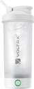 Bouteille de shaker de protéines VOLTRX, fusion USB C Mélangeur de protéines électriques rechargeables, tasses de shaker pour les shakes de protéines et de substitut de repas, sans BPA, 24oz