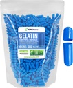 XPRS Nutra Taille 00 Capsules vides - 1000 Capsules de gélatine vides - Pills Bricolage Capsule Remplissage - Capsules de gel rechargeables pour compléments Do-It-Youlf (Blue)