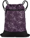 Sac de gymnastique pour les femmes Durable Gym Cinch sac à dos avec des dessins graphiques.