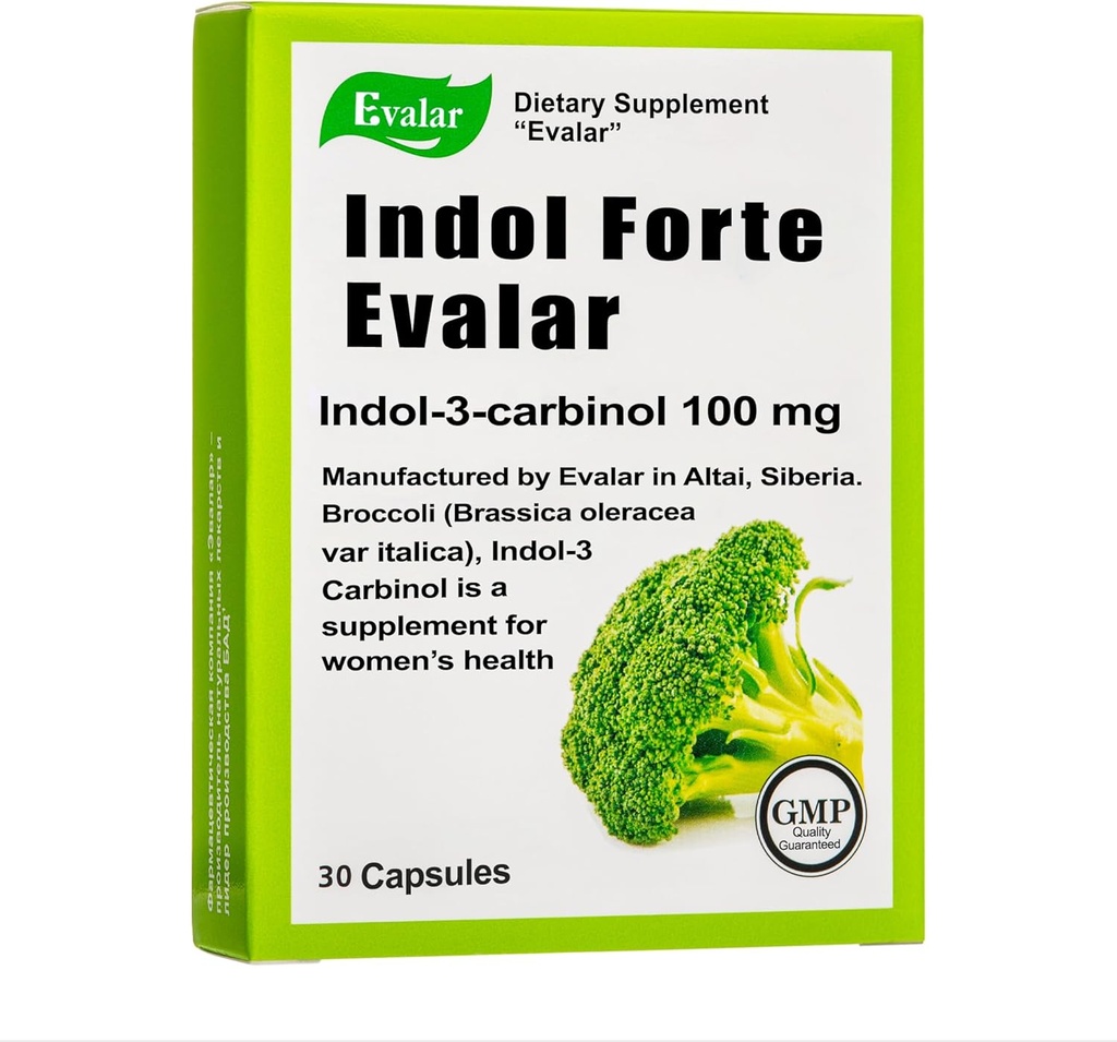 Evalar Brocoli Indol-3 Extrait Herbe 30 Caps