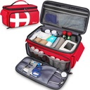 Sacs de premiers soins vides Mancro, Sac de voyage médical avec plusieurs poches, Organisateur de bouteilles de pilules pour le voyage, stockage à domicile, Sac trauma pour EMT, Infirmières, Docteur, Sac d'urgence pour la médecine, Fournitures médicales