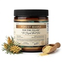 Poudre de pollen de pin de manne de forêt RAW – Nutrition fonctionnelle adaptogène – Pollen de pin d'origine unique – végétalien, sans gluten et sans OGM – 70 Gram Jar