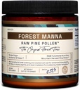 Poudre de pollen de pin de manne de forêt RAW – Nutrition fonctionnelle adaptogène – Pollen de pin d'origine unique – végétalien, sans gluten et sans OGM – 70 Gram Jar