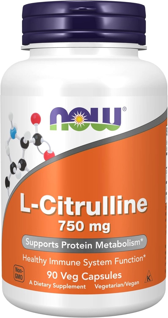 Nourriture L-Citrulline 750 mg - 90 Caps 3 Pack