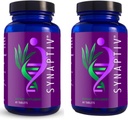 Youngevity SynaptivTM Soutien au cerveau - 12 in1 - Ginkgo, Huperzine, Bacopa, Quercetin et plus - avec mélange antioxydant potent + vitamines - 60 Compte (paquet de 2)
