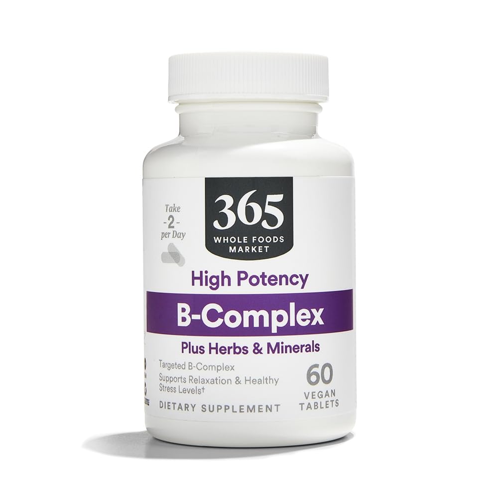 365 Valeur quotidienne, B Capacité complexe Hi avec support à base de plantes, 60 ct
