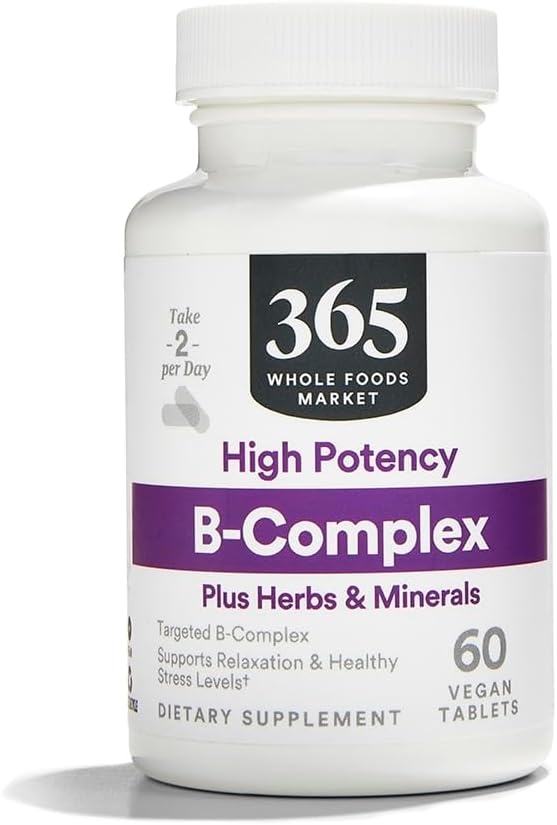 365 Valeur quotidienne, B Capacité complexe Hi avec support à base de plantes, 60 ct