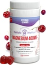 Magnesium Citrate Gummies - Sugar-Free, Vegan and Non-GMO for Better Sleep and Relaxation - No Sugar Alcohol - Magnesium Supplement for Adults, Teens and Kids - Cherry - 240 Chews