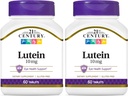 Lutéine du 21e siècle 10 mg Comprimés, 60 Nombre (paquet de 2)