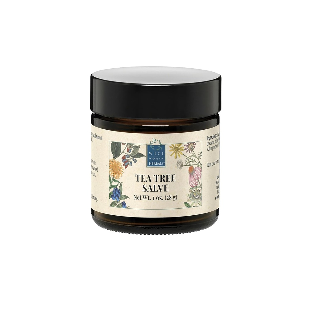 Sage femme Herbals - Tea Tree Salve - 1 Oz - favorise la santé normale de la peau, aide la peau démangeaison sèche et l'irritation sur les ongles, les ongles et le corps
