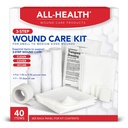 Ensemble de soins de santé et fournitures de premiers soins, 40 pièces pour les blessures de taille petite à moyenne, usage professionnel pour la voiture, la maison, le camping, la randonnée et plus