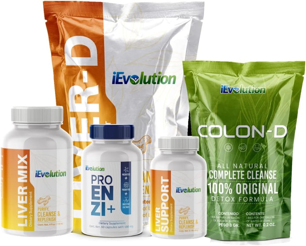 21D-Challange, Détox du foie, Détox de Colon Cleanse - foie-D et Colon-D, complément complexe du foie à la désintoxication, nettoyer et réparer le foie