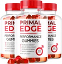 (3 Pack) Primal Edge Mens Gummies, Primal Edge, Primal Edge Gummies, Primal Edge Advanced Formula Gummies, Primal Edge Supplement Gummy, PrimalEdge Support Supplement Gummies, 180 Gummies for 3 Months