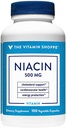 La vitamine Shoppe Niacine - Soutien au cholestérol - 500 MG (100 capsules végétales)