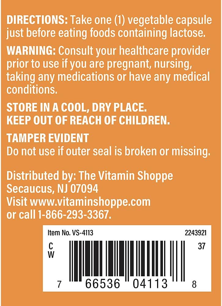 Enzyme extra-résistante de la lactase a" Aide digestive a" 3 000 ALU (90 capsules végétales)