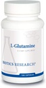 Recherche en biotique L Glutamine, Santé gastro-intestinale, Soutien à la doublure, Soutien musculaire optimal, Lean Muscle, Activité antioxydante, Acid Amino de forme libre. 180 gélules