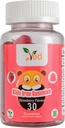 Ved Kids Gommies de fer pour supplément de fer, énergie et système immunitaire – Vegan - 15 jours d'approvisionnement, 30 enfants à croquer vitamines Gommies.(15 jours d'approvisionnement)