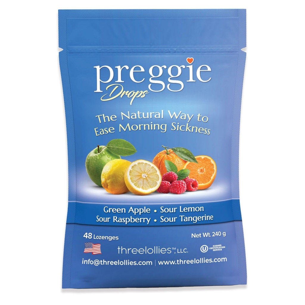 Preggie Pop Drops Matin Maladie Relief pour les femmes enceintes. Différentes gouttes de bonbons pour la grossesse. 48 Chef