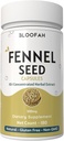 Gélules de graines de fenouil 500mg) Concentré 10:1 Extrait de 180 Nombre de foeniculum vulgare (complément à base de plantes naturelles) Non-OGM (composé de 1)