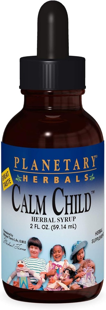 Herbals Planétaires Enfant Calme 2,5 ml Soutient l'attention calmée concentrée - 2 oz fluide