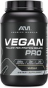 Amazing Muscle Vegan Protein Powder.com 28 Grams Protein.com 34 portions Zero Sugar.com Supplément Isolé aux protéines de pois jaunes.