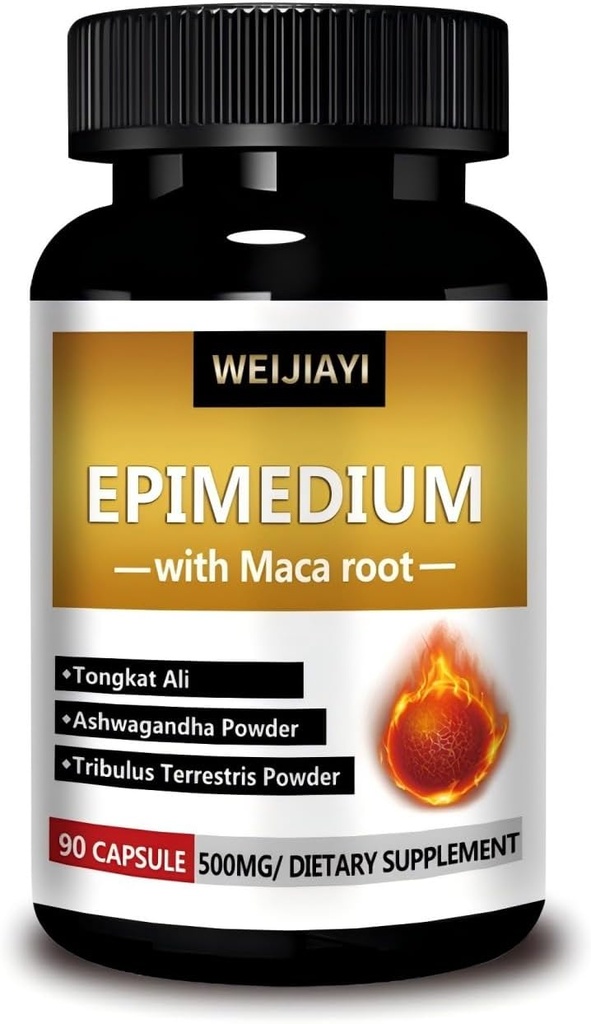 Epimedium peut améliorer la fonction sexuelle masculine - Super Epimedium, contenant 500 milligrammes par portion, combiné avec des extraits de Dongge Ali, Saw Palm, Ginseng, et...