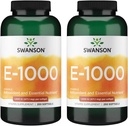 Swanson Vitamine naturelle E 1000 Iu (671,10 milligrammes) 250 gels (2 paquets)