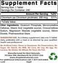 Picolinate de chrome 200 μg et vitamine K2 (MK7) avec D3