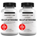 Laboratoires de recherche Supplément de glutathion liposomique w/Gluta-IVTM, 100x Absorption améliorée sur le glutathion en poudre. 2 Fer 1 Ad, 120 Total des softgels liposomiques