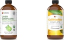 Complete Natural Products Liver Complete 8oz & Gallbladder Complete Cleanse and Balance 8oz Bundle