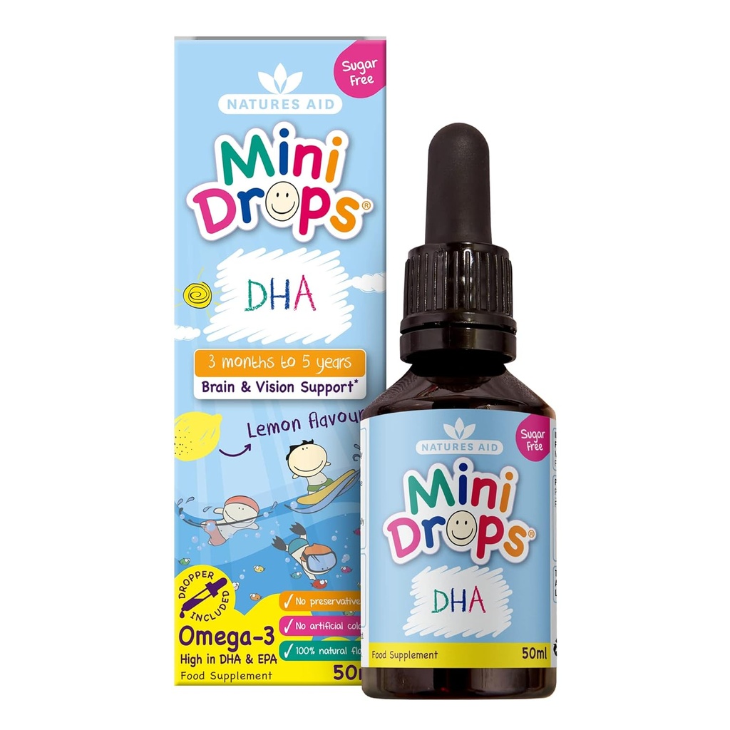 NATURES AIDE Enfants Dha Drops, 50 ML
