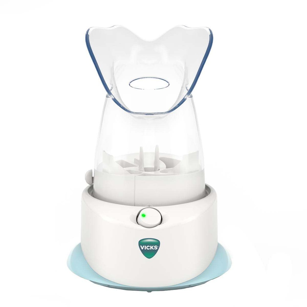 Inhalateur de vapeur personnel Vicks pour les allergies, la congestion, la toux et les rhumes, et l'irritation du sinus, utilisation avec VapoPads - 1 Inclus