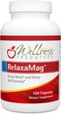 Ressources Bien-être RelaxaMag - avec Magnésium Glycinate pour le sommeil, le stress et la relaxation - Haute puissance 100mg Magnésium élémentaire par Capsule (100 Capsules)