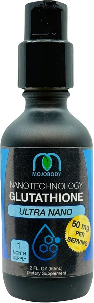 Bouteille de pompe Nano Glutathion 2oz: Élevez votre santé avec 100% Absorption Ultra Nanotechnologie Glutathion Master Antioxydant
