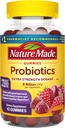 Probiotiques faits de la nature Posologie extra-forte, probiotiques pour les femmes et les hommes 8 Million CFU par 2 Gummies, 42 Gummies probiotiques, 21 jours d'approvisionnement